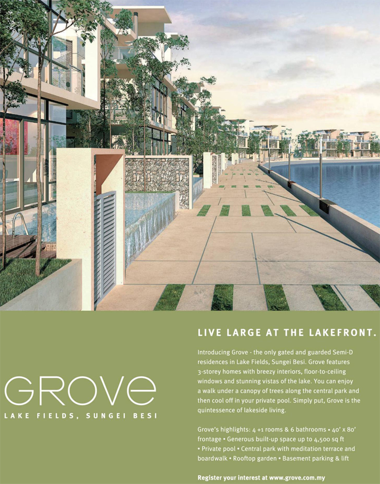 Advertisement: Grove Semi-D Residences @ Lake Fields, Sungei Besi